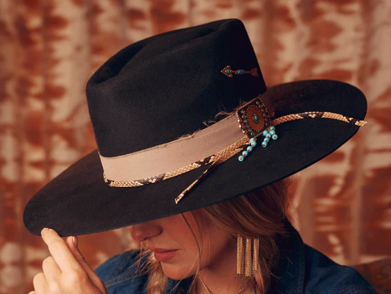 Charlie Horse Lucky Me Hat Black C1HLM