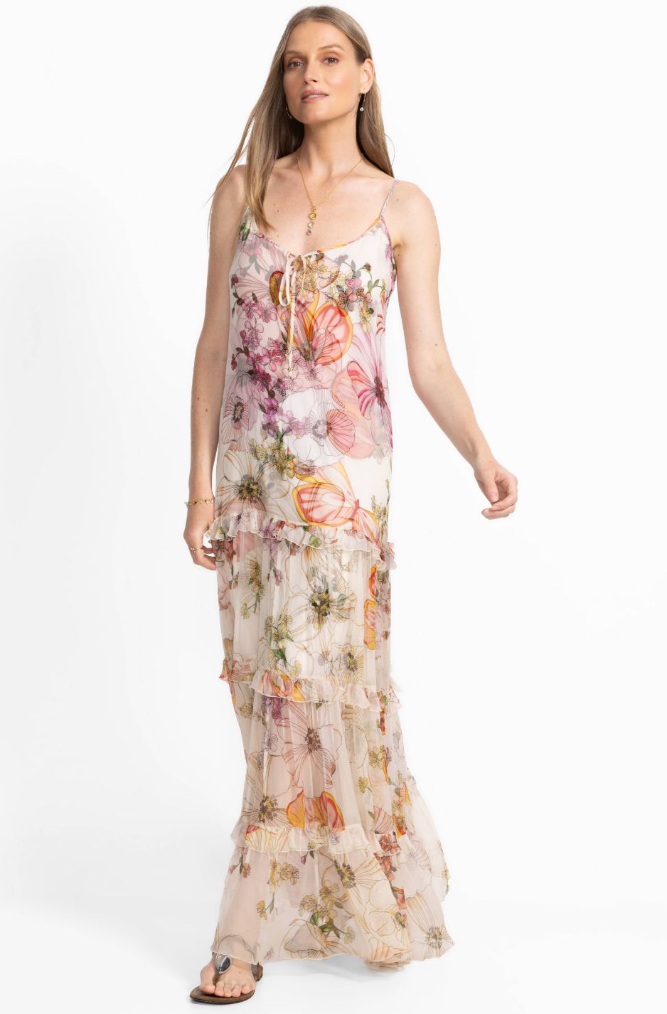 johnny was maxi dress Bailey Tiered Maxi Dress - Johnny Was