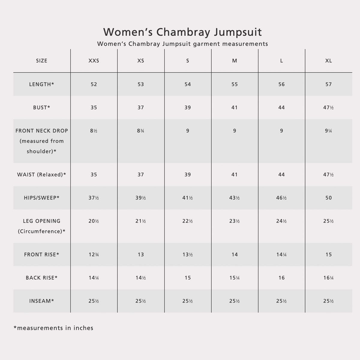 Chambray Jumpsuit - Pendleton - PTPD1