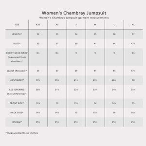 Chambray Jumpsuit - Pendleton - PTPD1