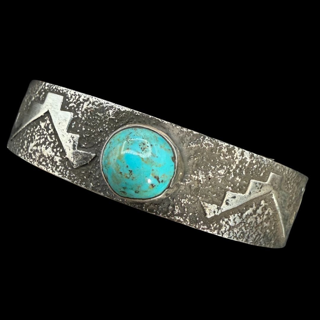 1-Stone Turquoise Cuff - CRBJ32