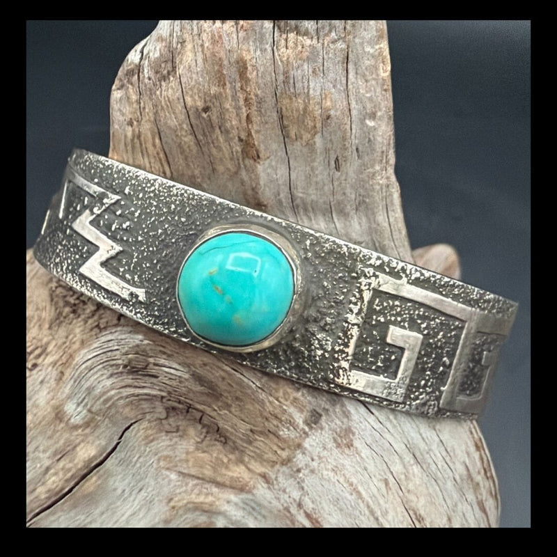 1-Stone Turquoise Cuff - CRBJ34