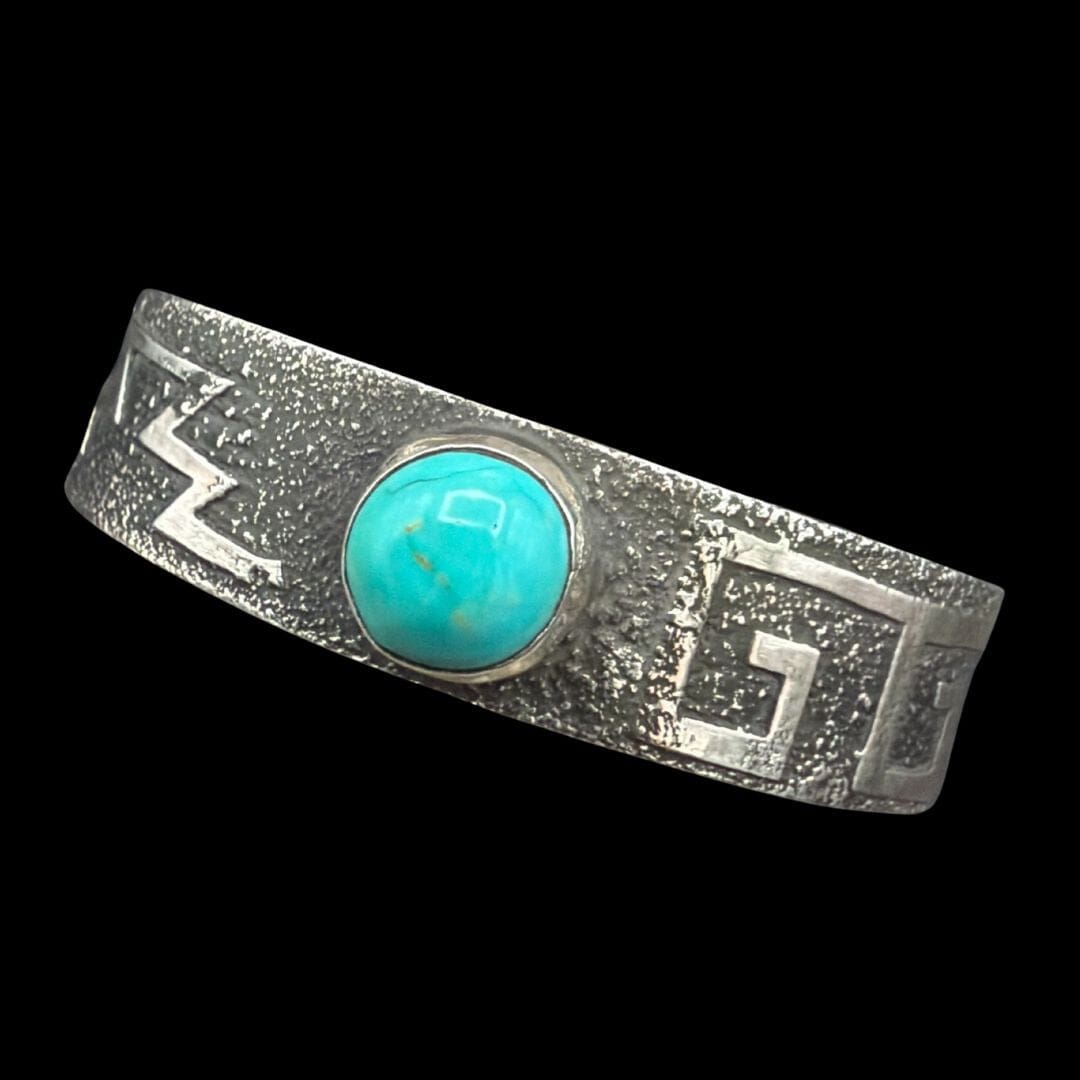 1-Stone Turquoise Cuff - CRBJ34
