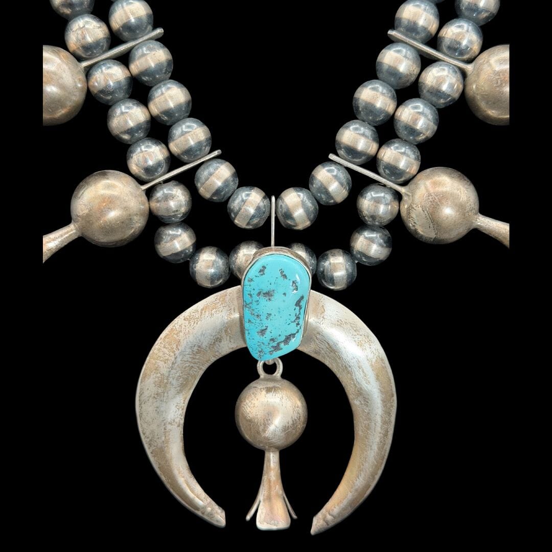 1 Stone Turquoise Sterling Squash - SQAZ81
