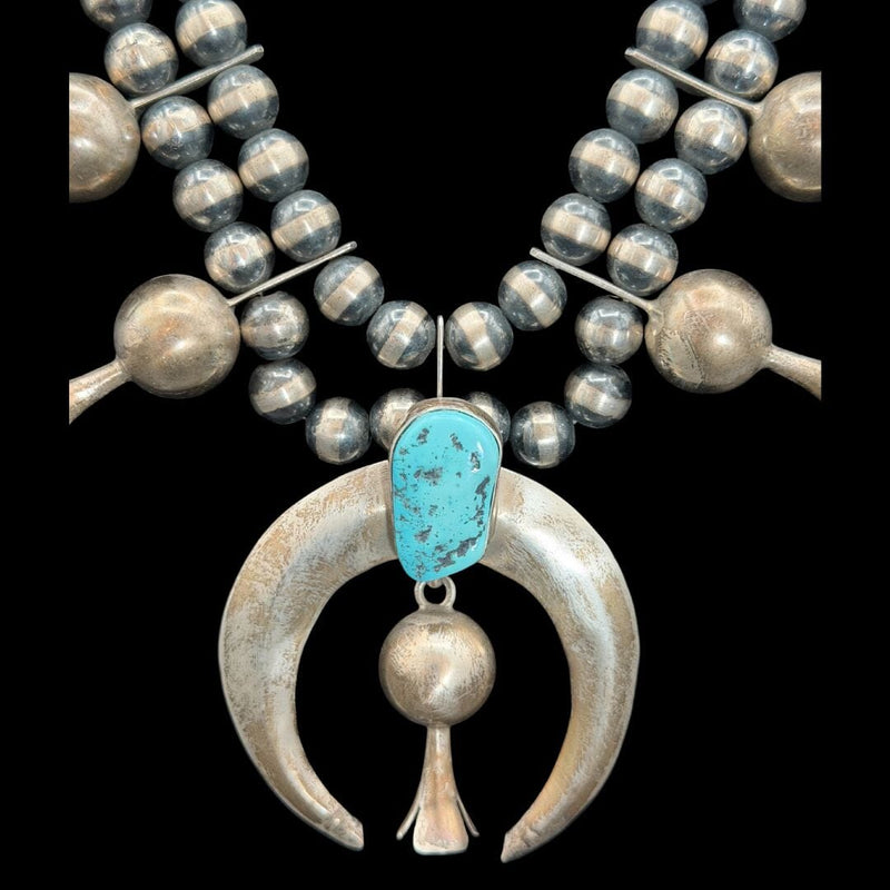 1 Stone Turquoise Sterling Squash - SQAZ81