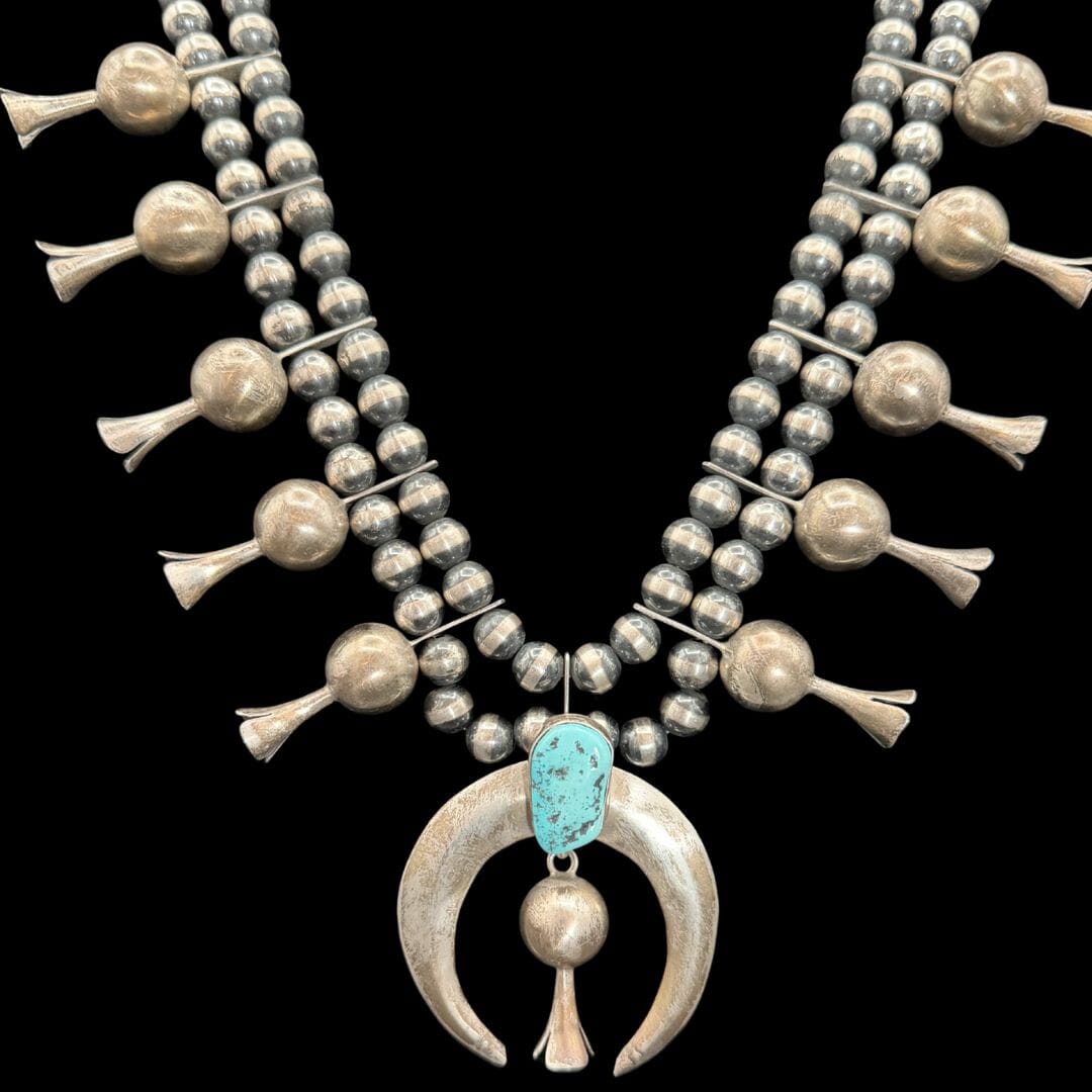 1 Stone Turquoise Sterling Squash - SQAZ81