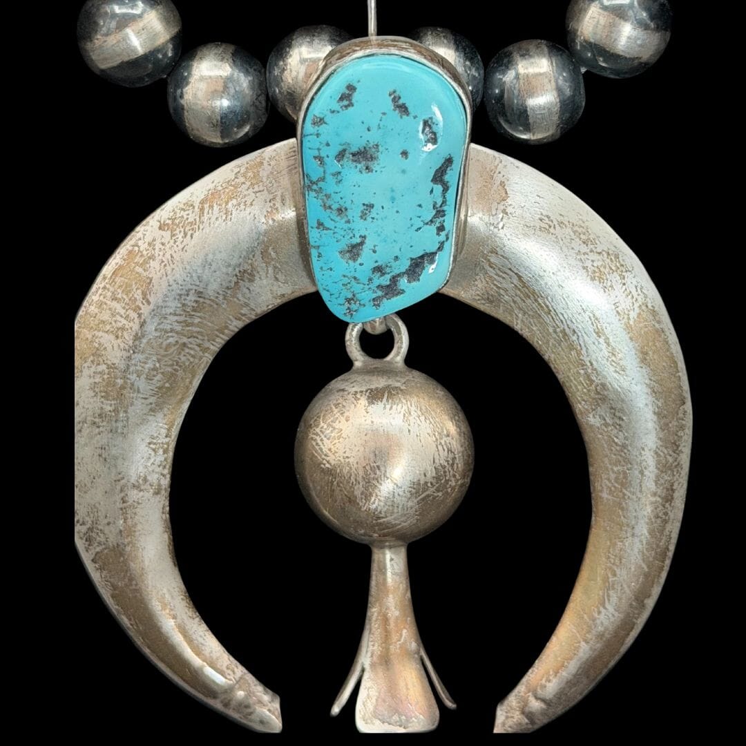 1 Stone Turquoise Sterling Squash - SQAZ81