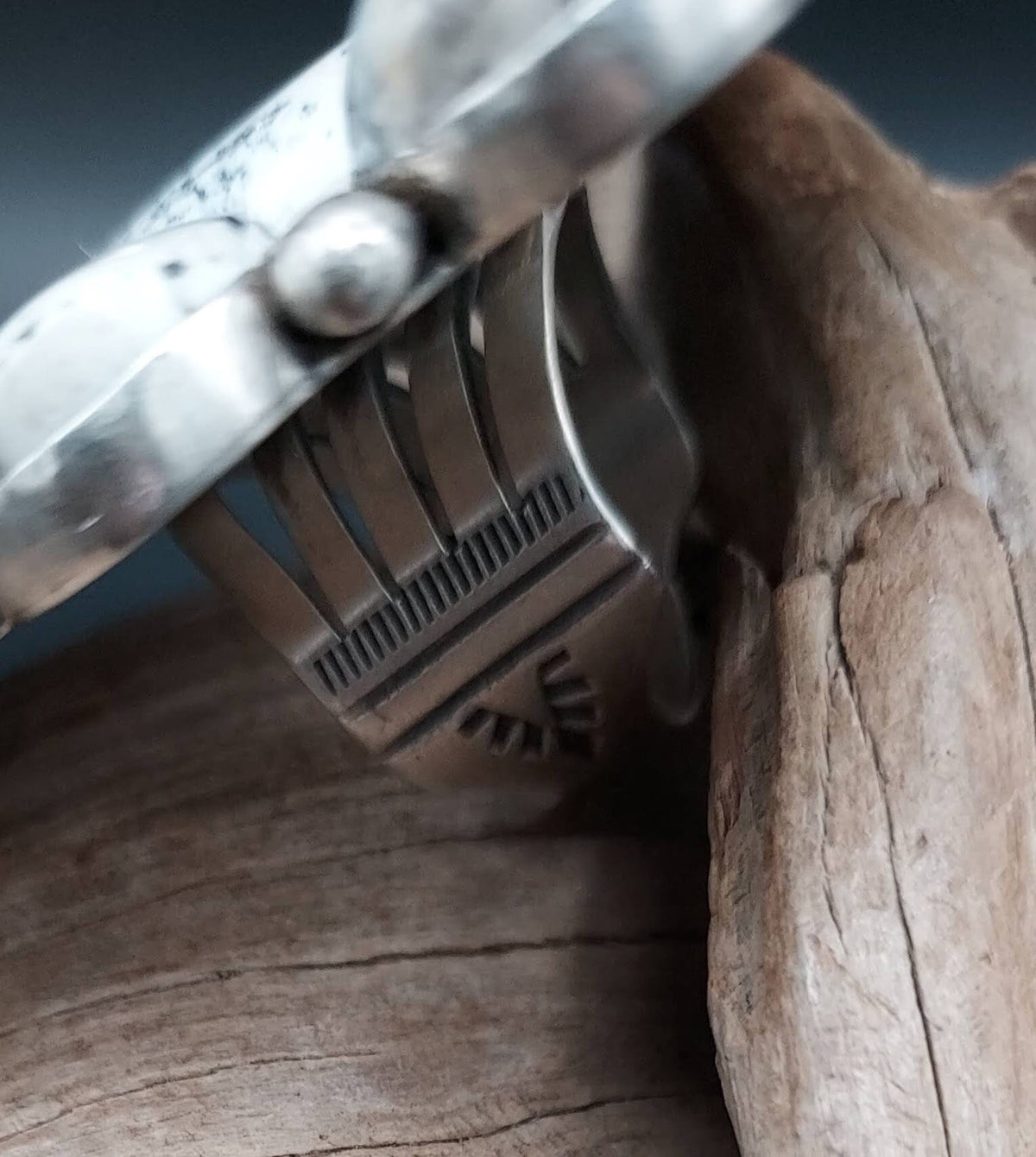 13-Stone White Buffalo Cluster Ring – Size 9 - R276