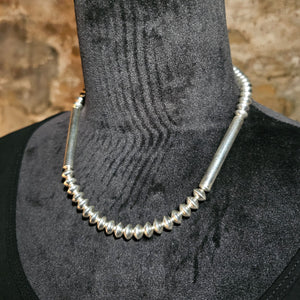 19" Sterling Silver Pearl Necklace - NSW52