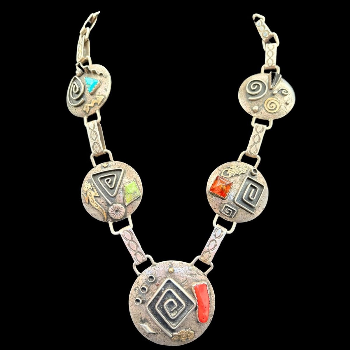 Hopi Storyteller Reversible Necklace - NMH72