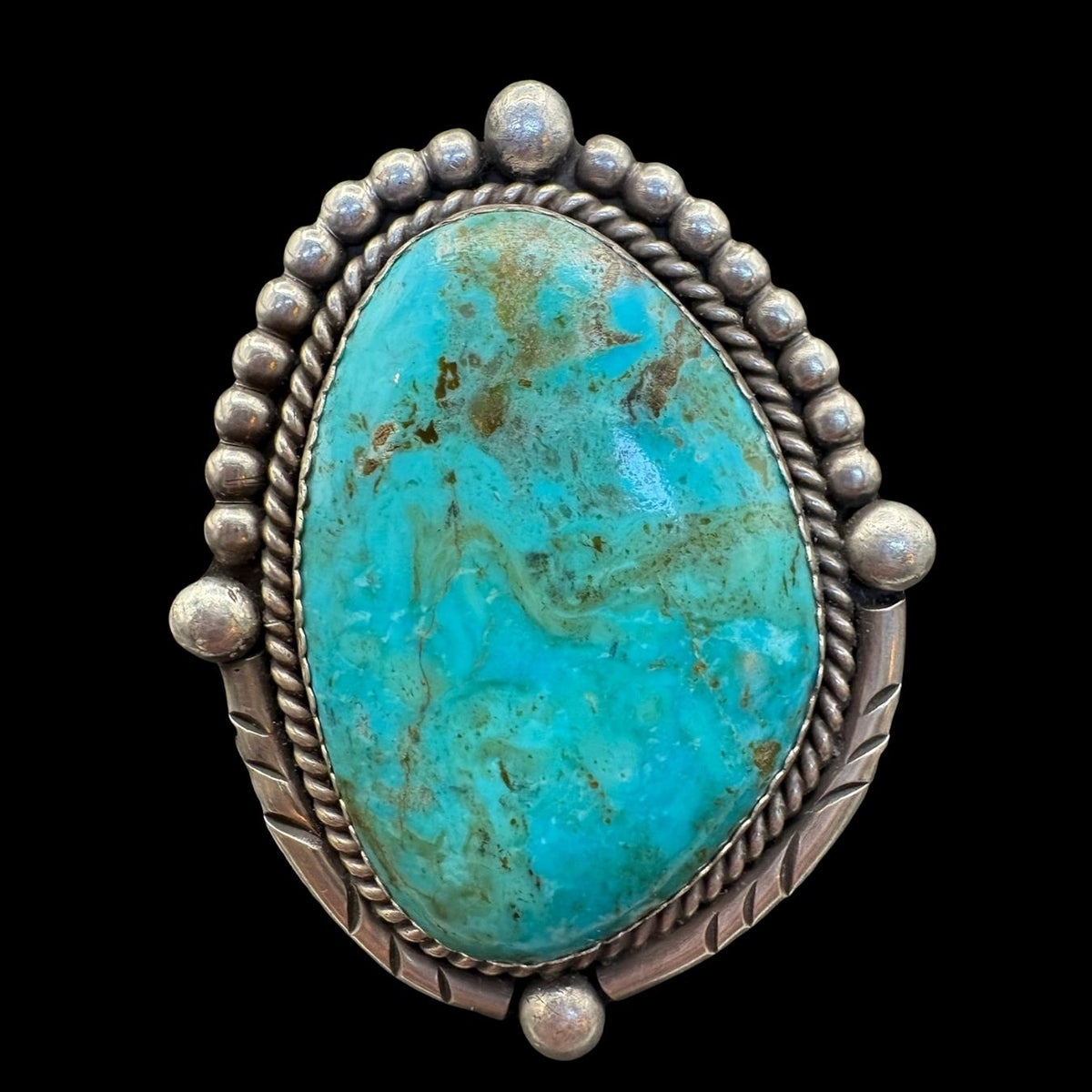 Royston Turquoise And Sterling Cuff - CMH311