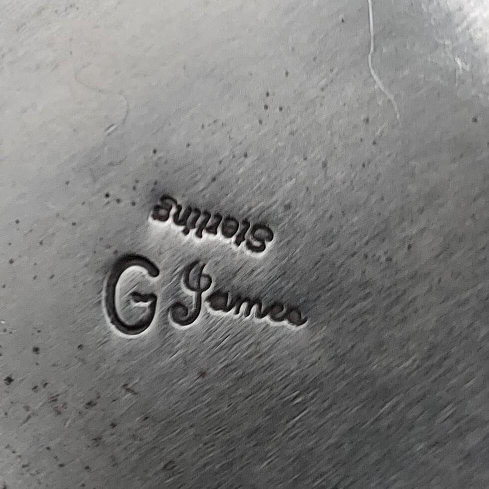 20" White Buffalo & Sterling Pearls - G. James - N371