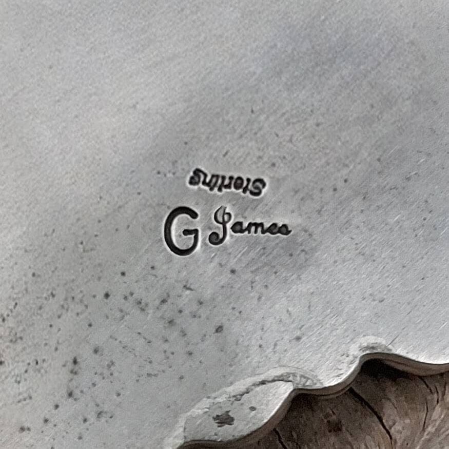 20" White Buffalo & Sterling Pearls - G. James - N371