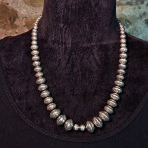 21" Sterling Silver Pearl Necklace - NVO6