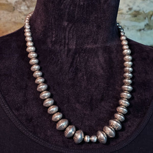 21" Sterling Silver Pearl Necklace - NVO6
