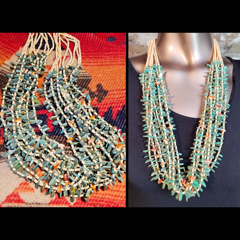 28" Santo Domingo 10-Strand Necklace - NFNW2