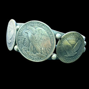 3 Coin Buffalo Dancer Cuff - CMH267