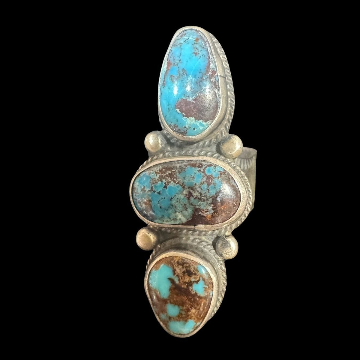 3 Stone Bisbee Ring - Adjustable - RMH425