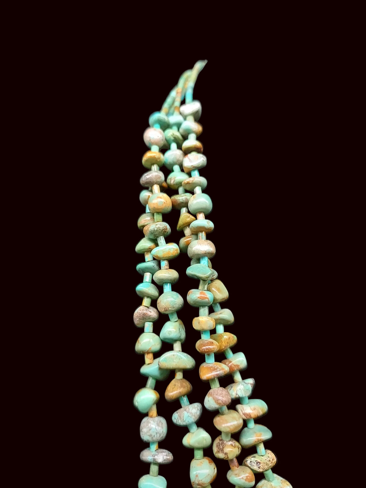 4-Strand Turquoise Nugget Necklace - NYP9