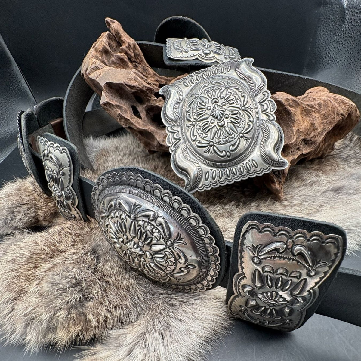 60" Large Concho Belt - BSW8