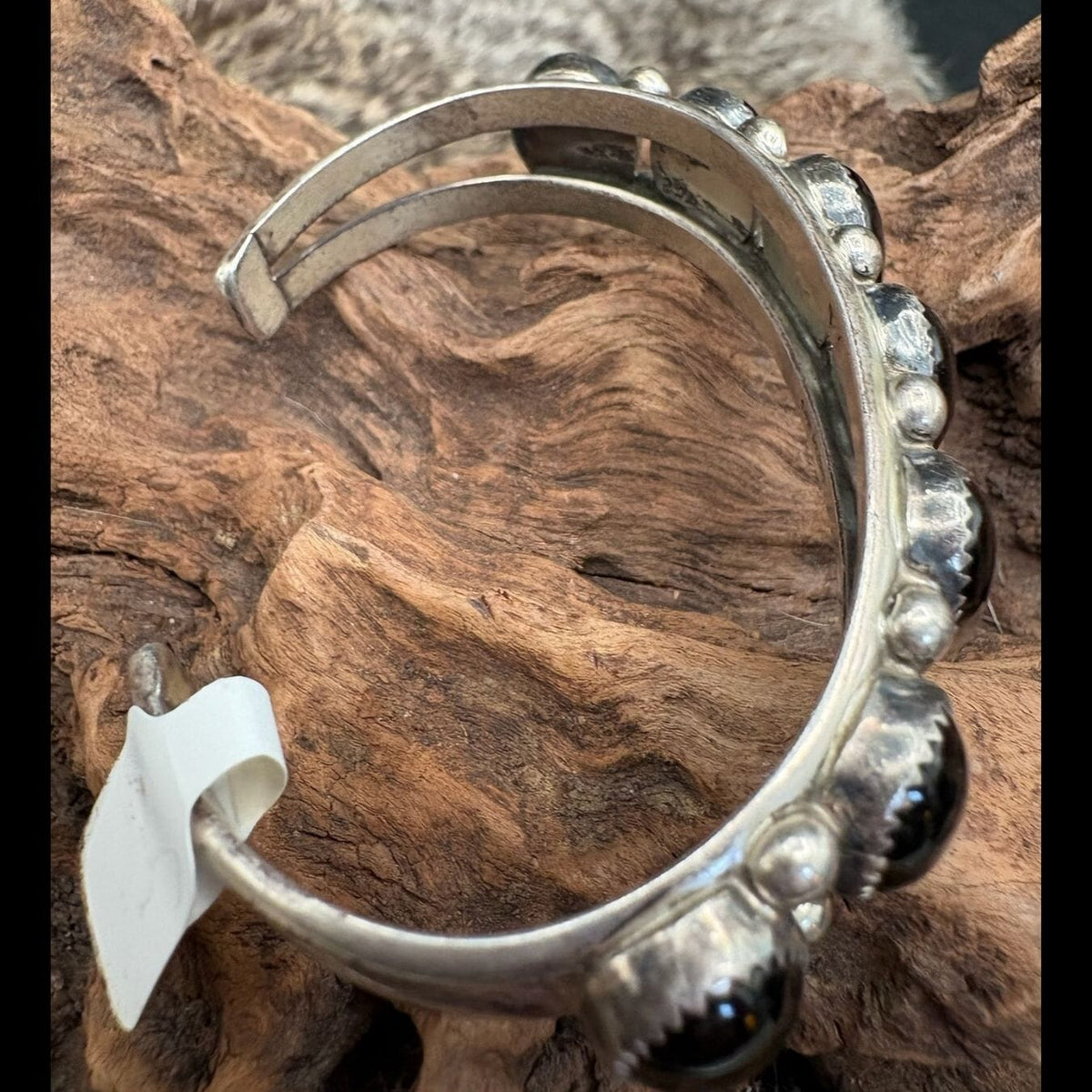 7-Stone Black Onyx Cuff - CMH315