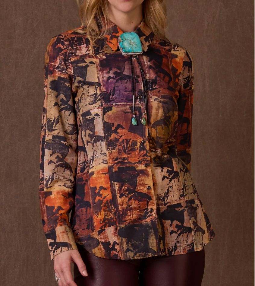 8MM Blouse - Double D Ranch - T4139