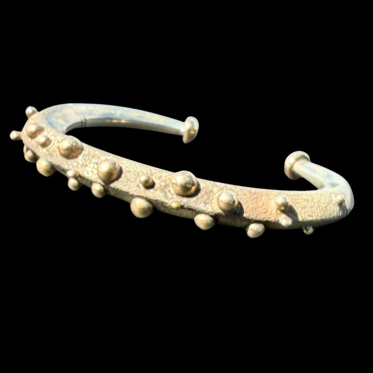 Sterling and 14K Gold Stacker Cuff - CMH274