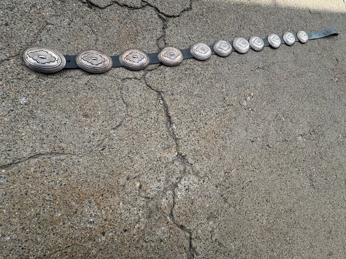 Sterling Silver Concho Belt - BTMH7