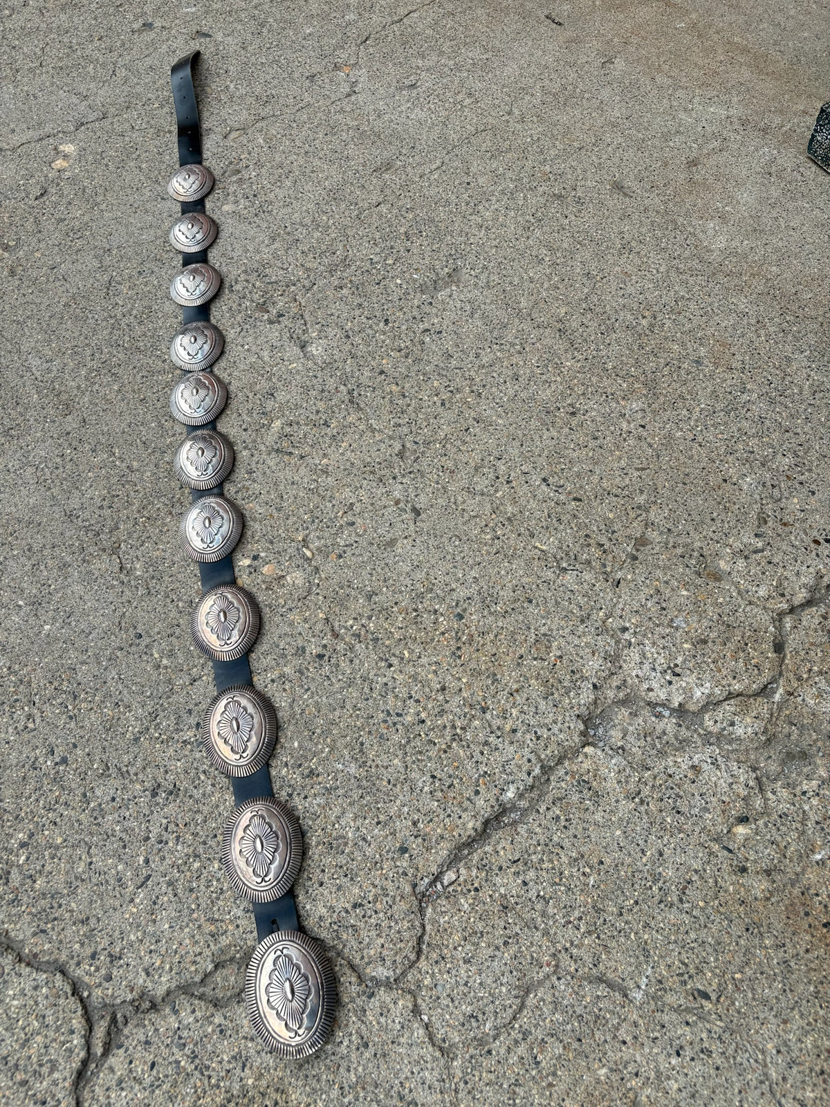 Sterling Silver Concho Belt - BTMH7