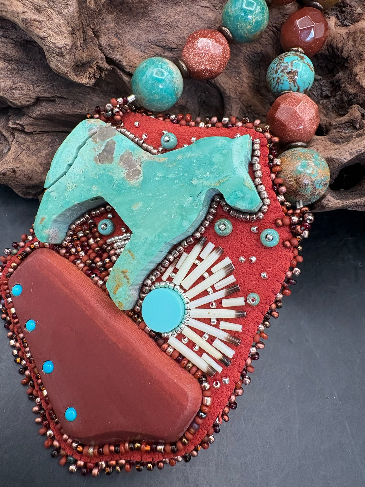Canyon Sunset Necklace & Earring Set - NSZ246