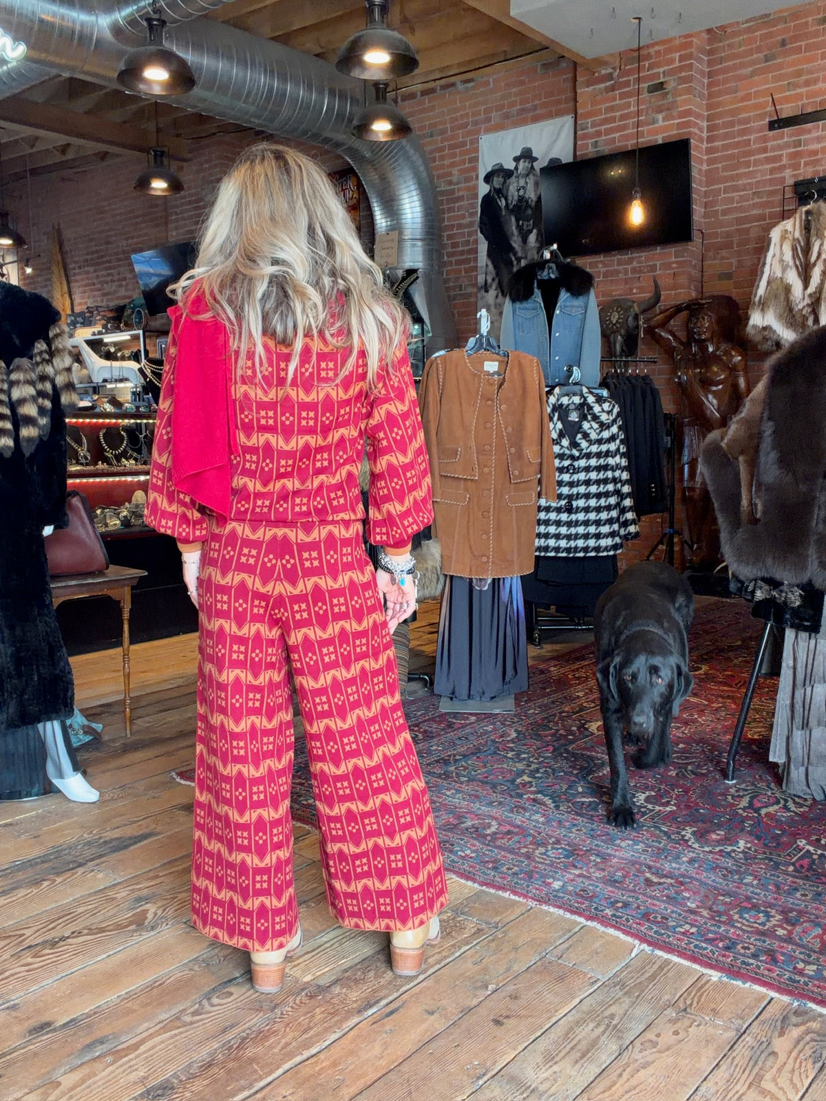 Santa Maria Teddy Crop Trouser - EM1036