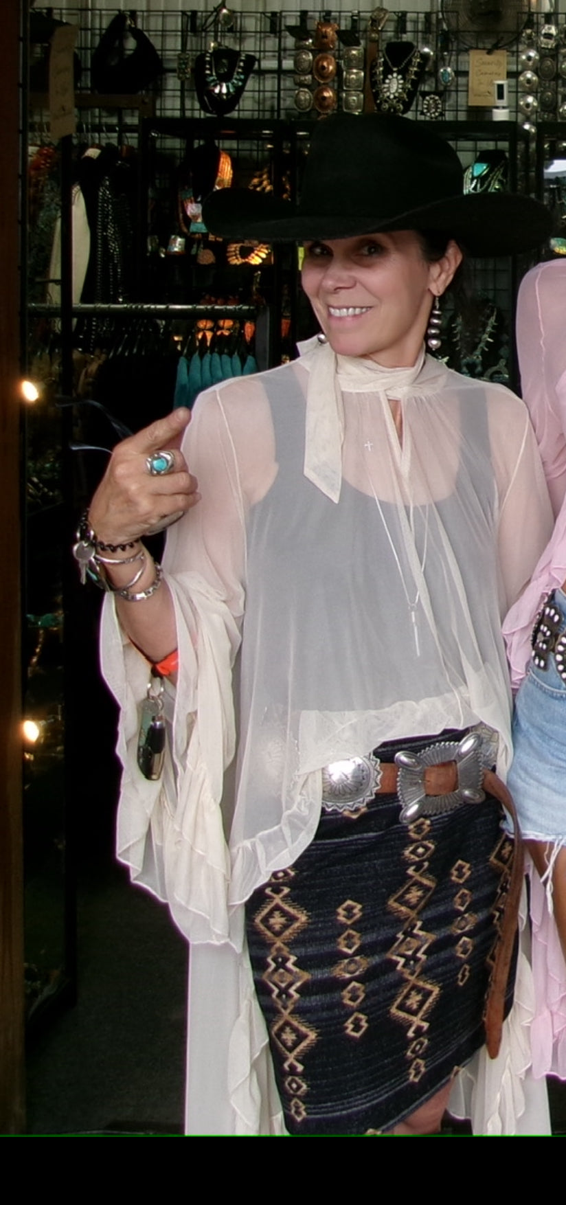 White Ruffle Mesh Blouse - 4809WT