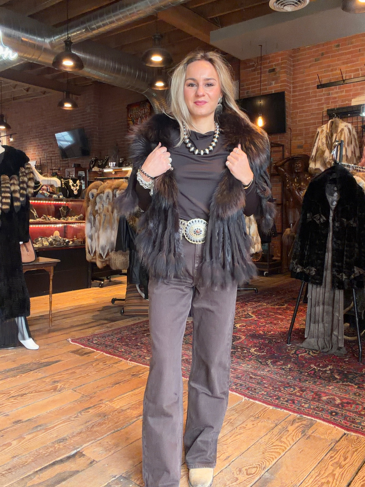 Brown Raccoon Collar - MKCOLR-BR