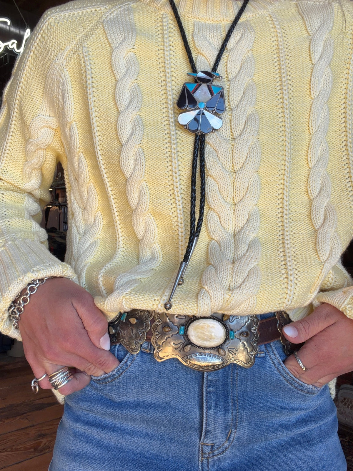 Peyote Bird Bolo - BOLO9