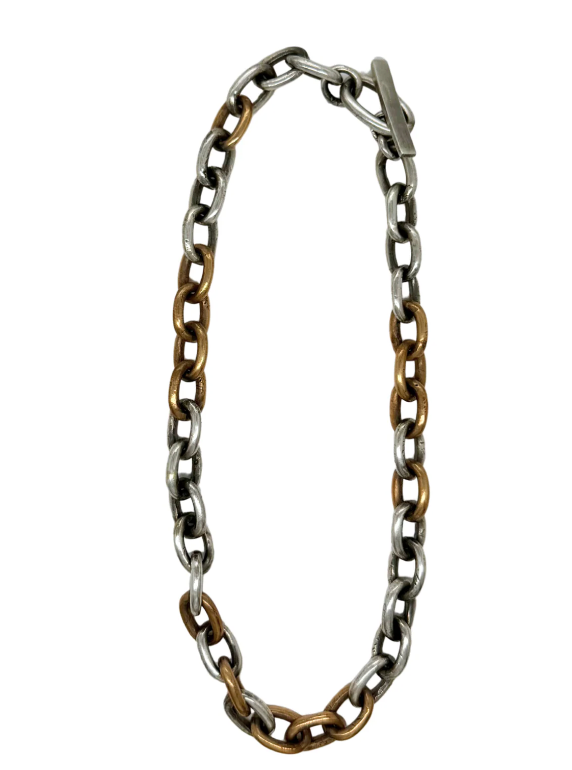 Mixed Metal 16" Chain Necklace - NLT16