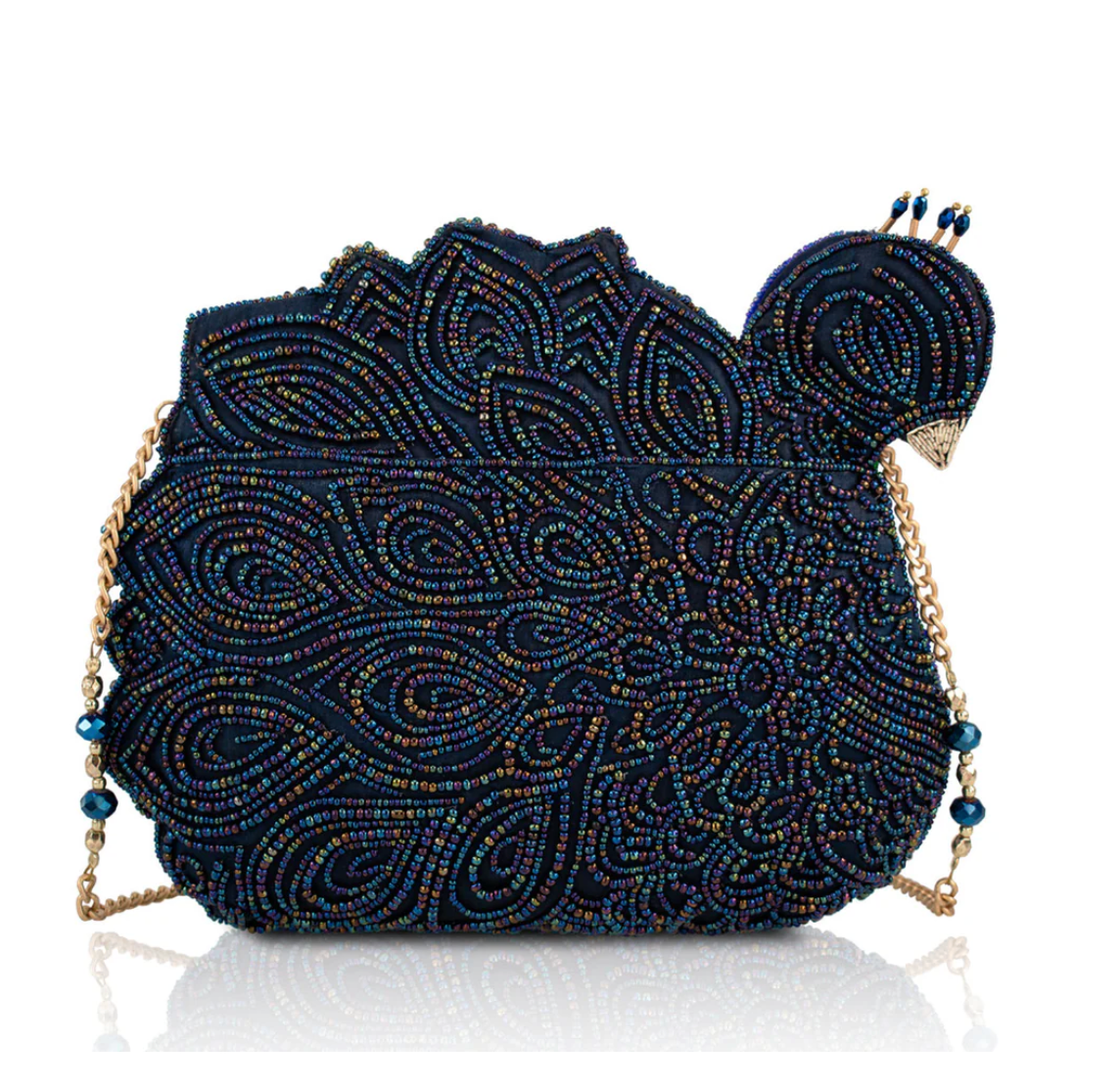 Show Off Beaded Crossbody Handbag - MFS002632