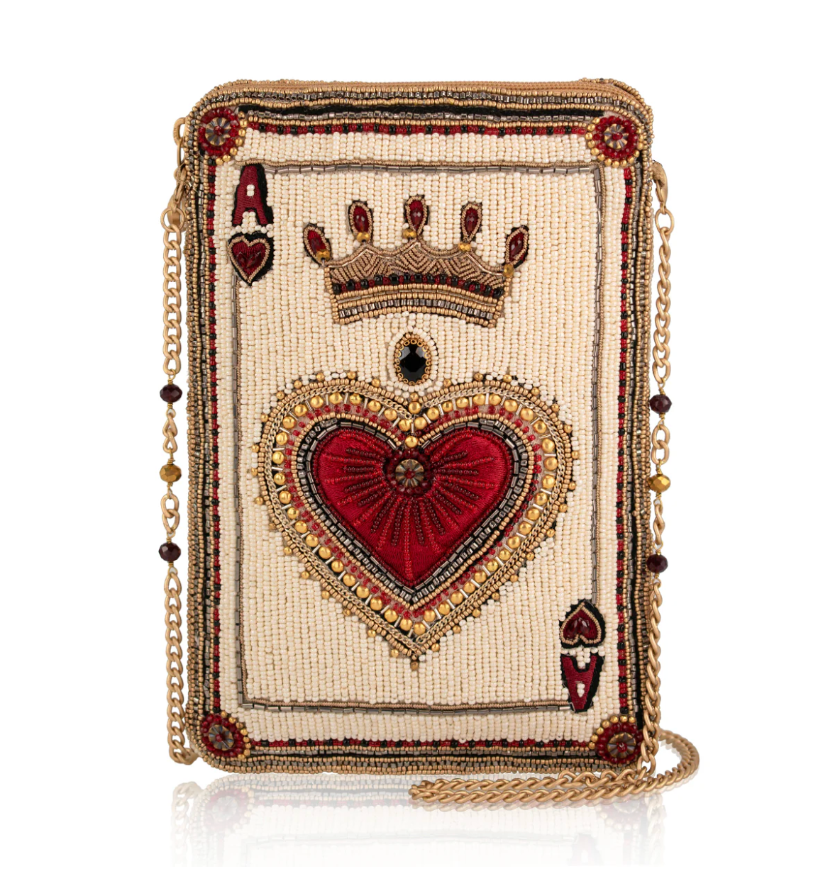 High Court Mini Crossbody Beaded Handbag - MFS002670