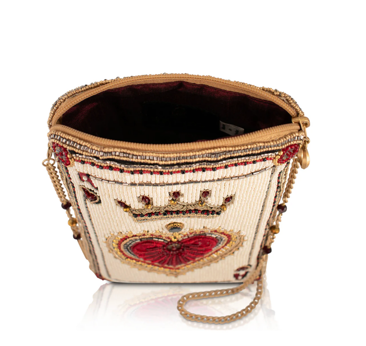 High Court Mini Crossbody Beaded Handbag - MFS002670