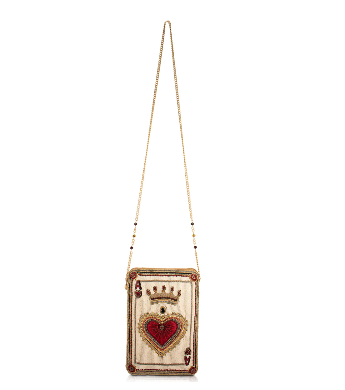 High Court Mini Crossbody Beaded Handbag - MFS002670