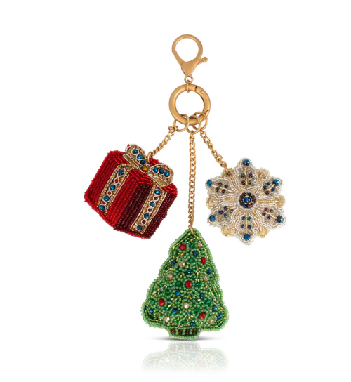 Winter Spirit Beaded Bag Charm - MFCH-710