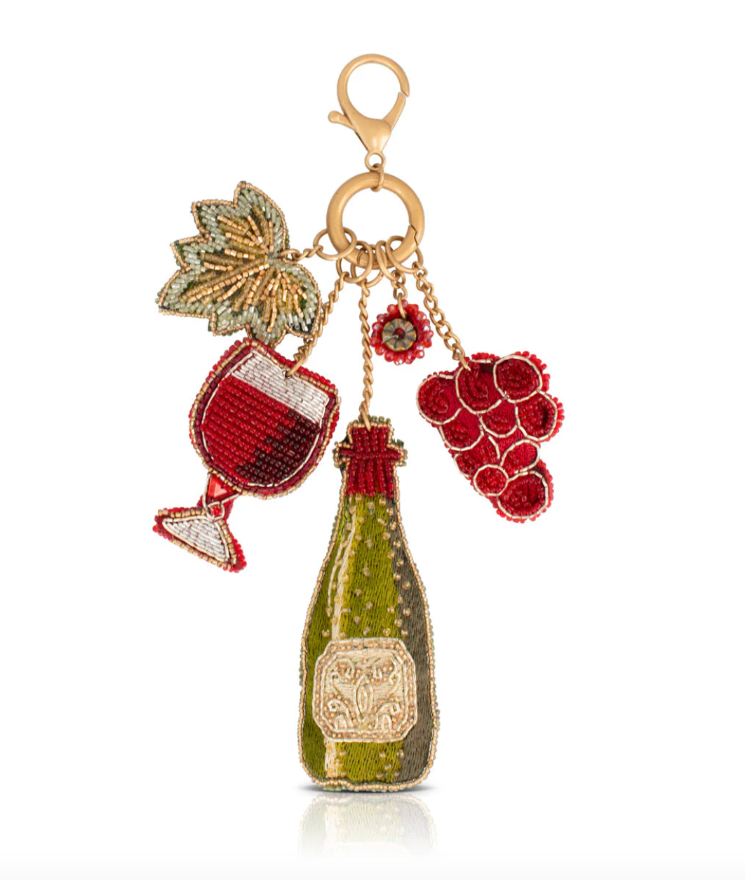 Tasting Room Beaded Bag Charm - MFCH-704