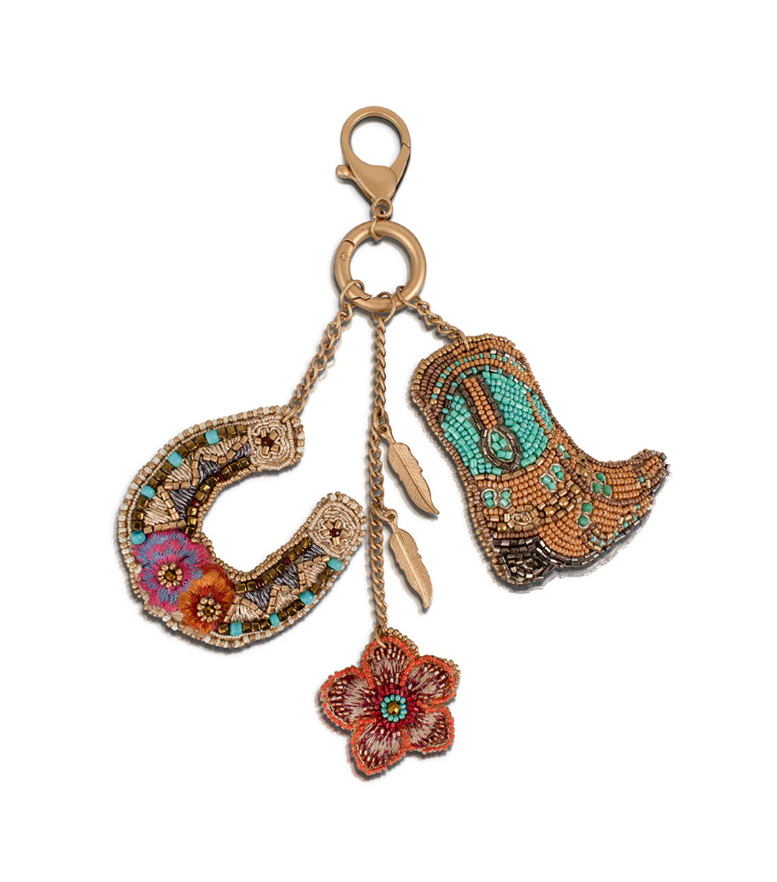 High Noon Beaded Bag Charm - MFCH-603