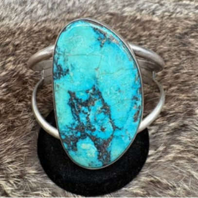 Fox Turquoise/Sterling Silver Cuff - CMH293
