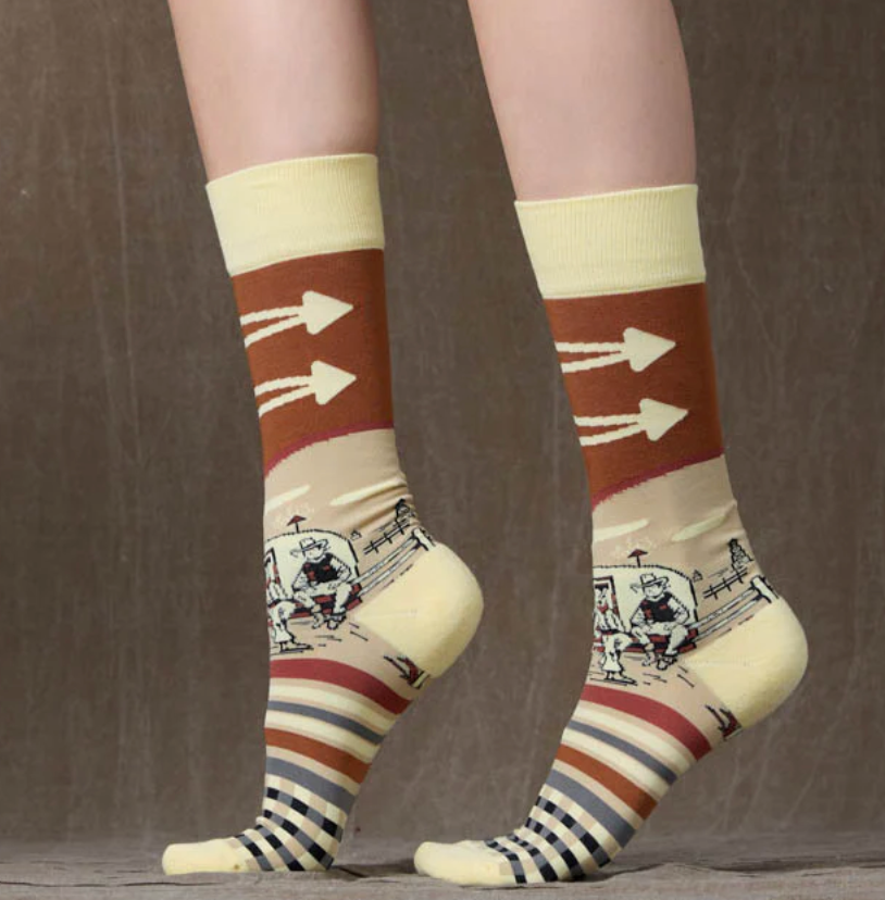 Oil Camp Sock - Double D Ranch - SOCK-263M