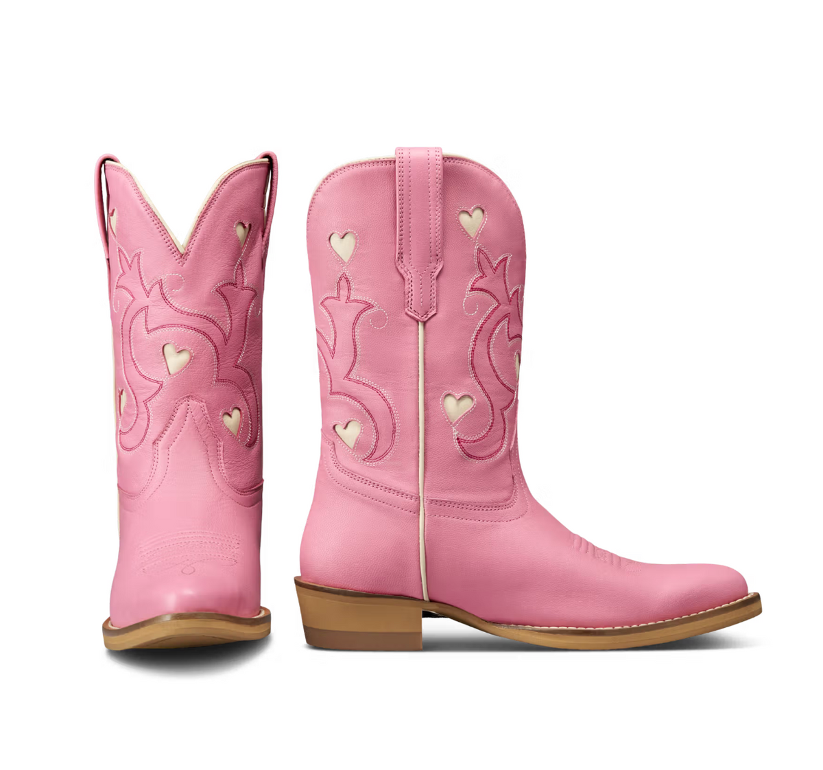 Kid's Boot Annie Hearts Rose - Tecovas - KBAHR