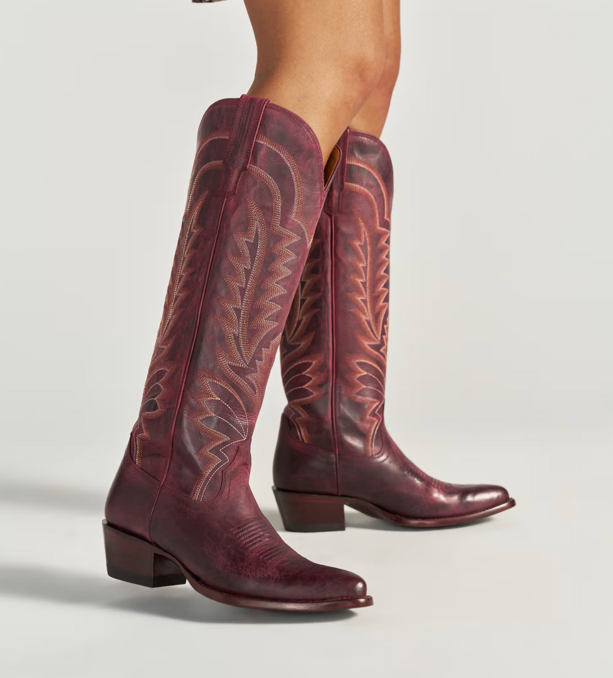 The Abby - Wine/Goat - Tecovas - 21162W