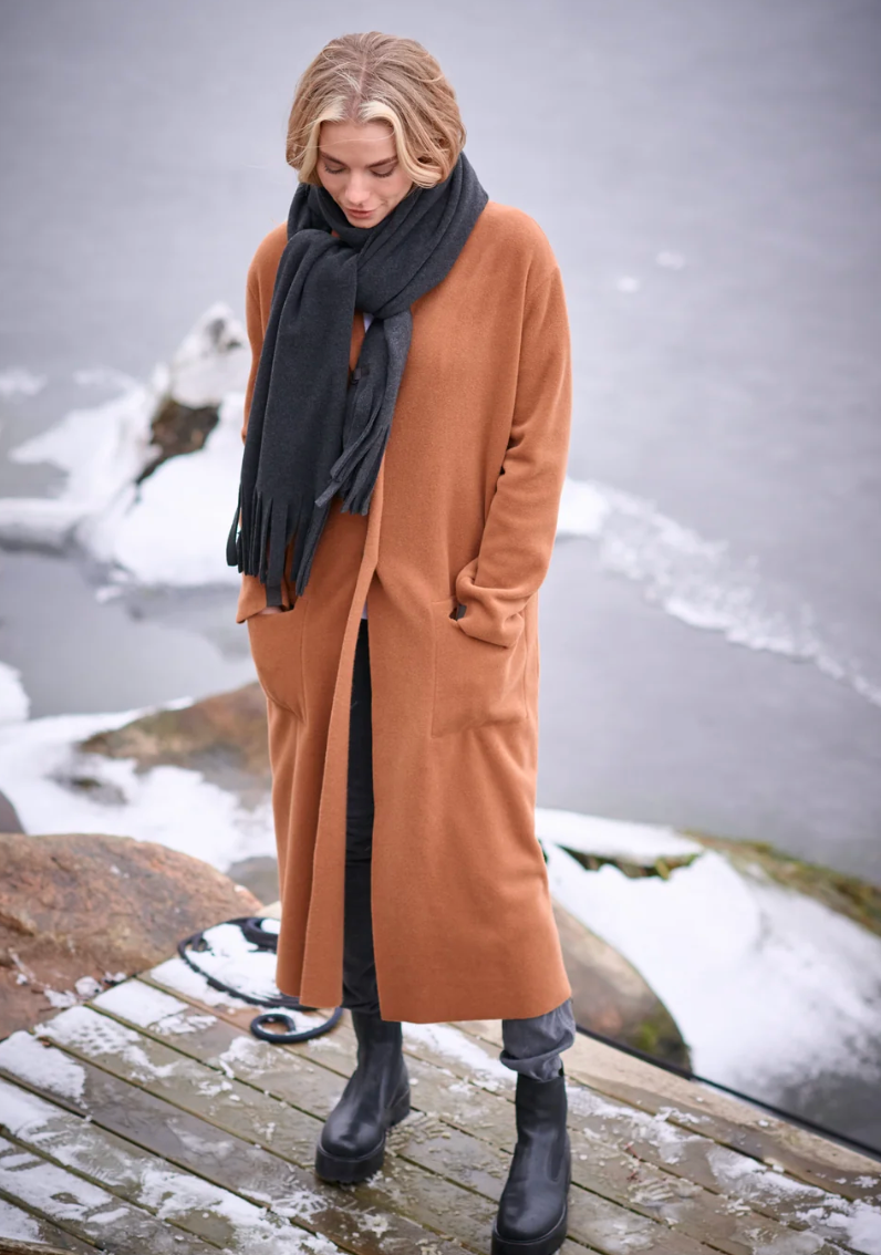 Rust Fleece Duster - 7162RU