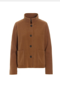 Rust Fleece 4 Button Jacket - 7164RU