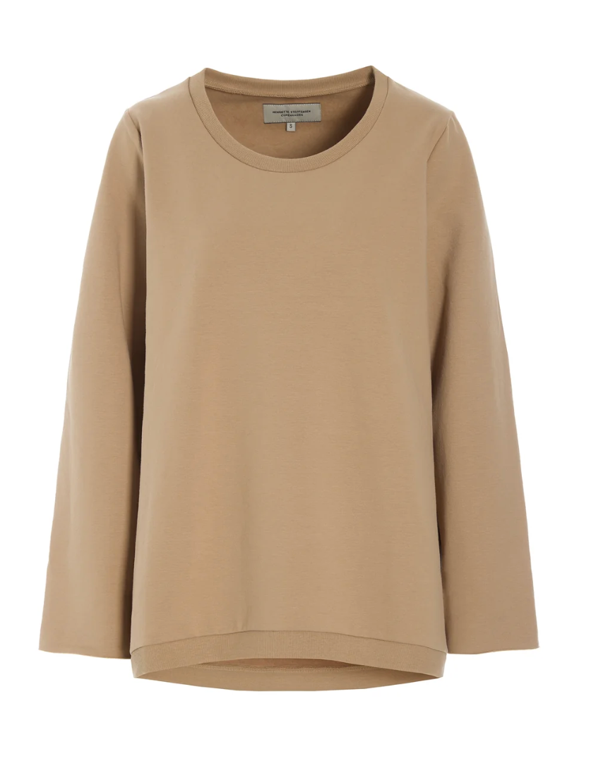 Camel Crew Cotton Sweatshirt - 71605C