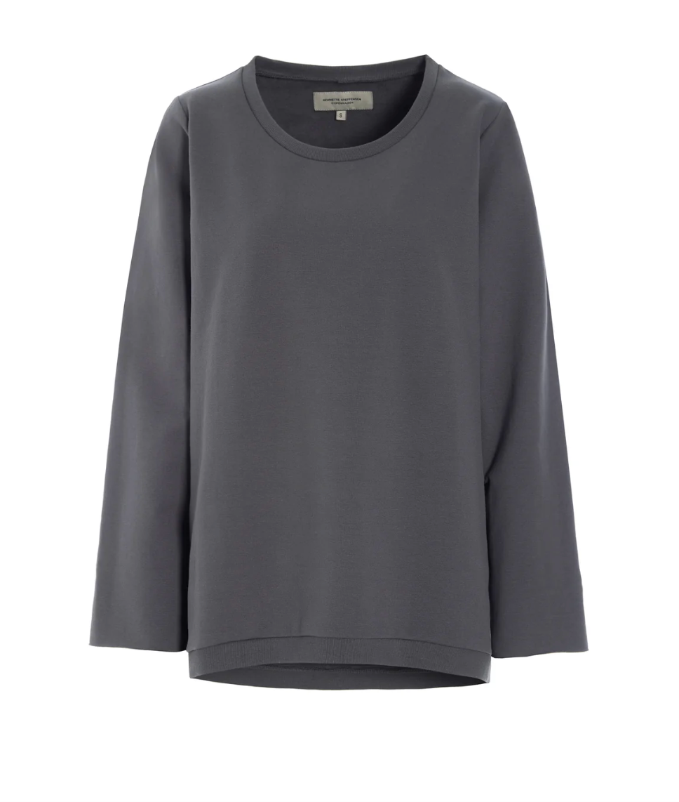 Grey Crew Cotton Sweatshirt - 71605G